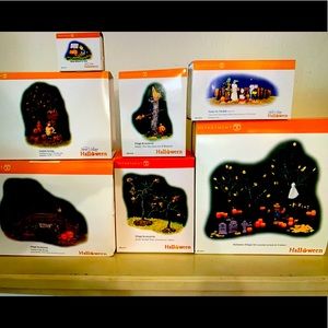 Department 56 Halloween Accessories, sold as a group.